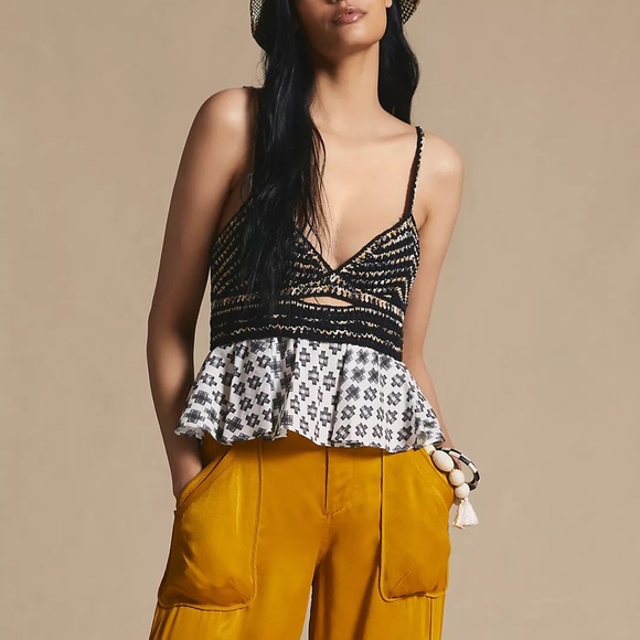 ANTHRO Freida Cotton Top - Picture 2 of 16